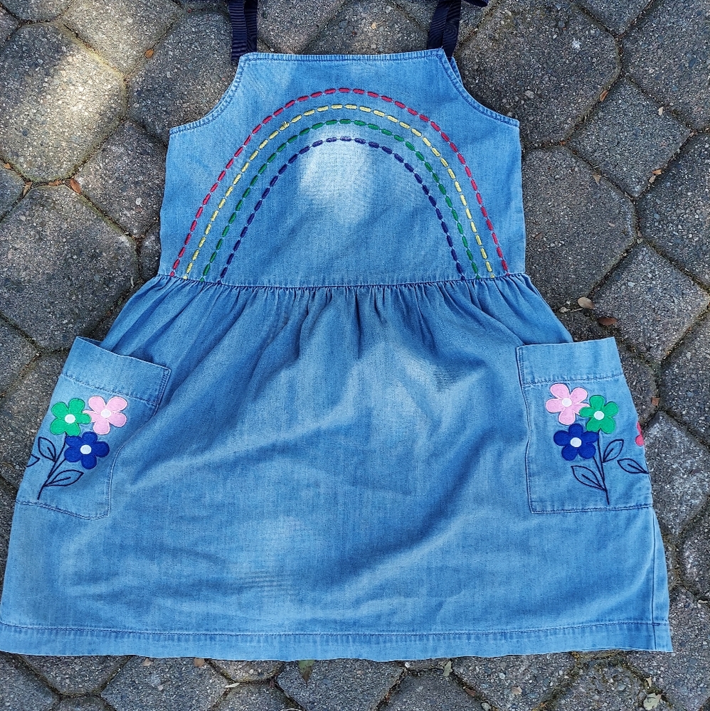 Hanna Andersson denim dress size 10